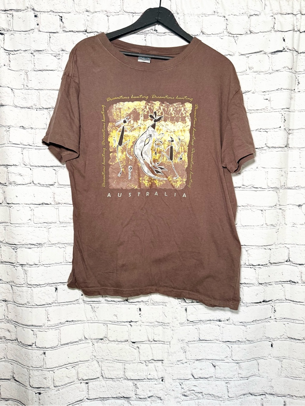 Australia Graphic Brown Men's T‑Shirt